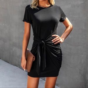 Front tie dress